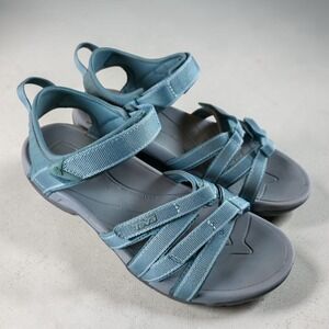 Teva Tirra Sliver Teal Sport Strappy Hiking Trail Outdoor Sandals Womens 9